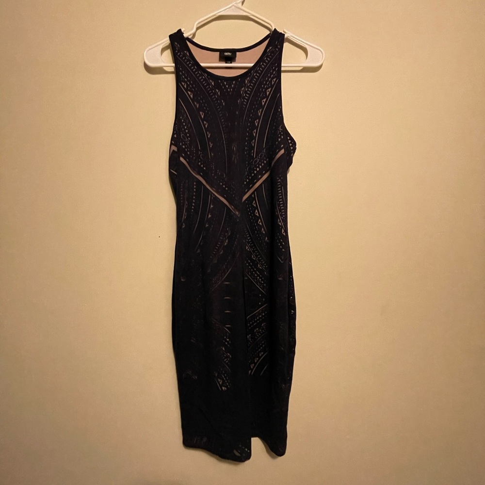 LAST DAY TO BUY!  Mossimo XS dress, Navy with nude lining